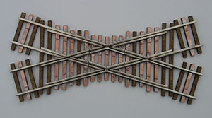 30 Degree Crossing O SCALE 2-RAIL SWITCHES, O SCALE 2-RAIL TURNOUTS